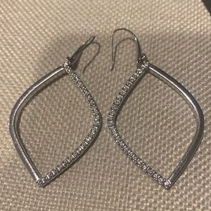 Touchstone Crystal Open Drop Earrings